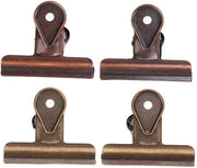 Clip per cibo con presa forte - Clip per sacchetti di patatine - Clip per borse - Clip magnetiche pesanti - Clip multifunzionali multicolori - Materiale metallico - Dimensioni 6,3x5,3x3,8cm - Clip per carta