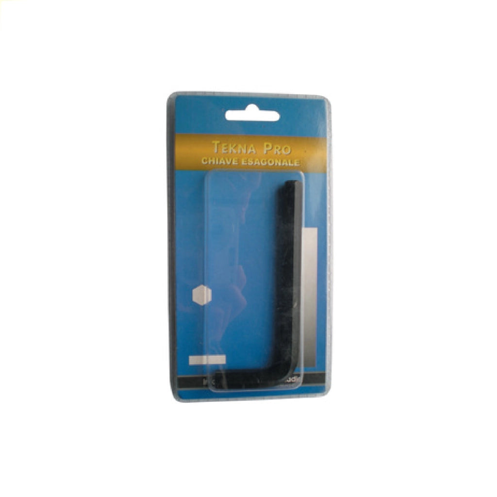 Chiave m.esagonale TEKNA PRO blister acciaio al cromo vanadio nera + misure MM 14