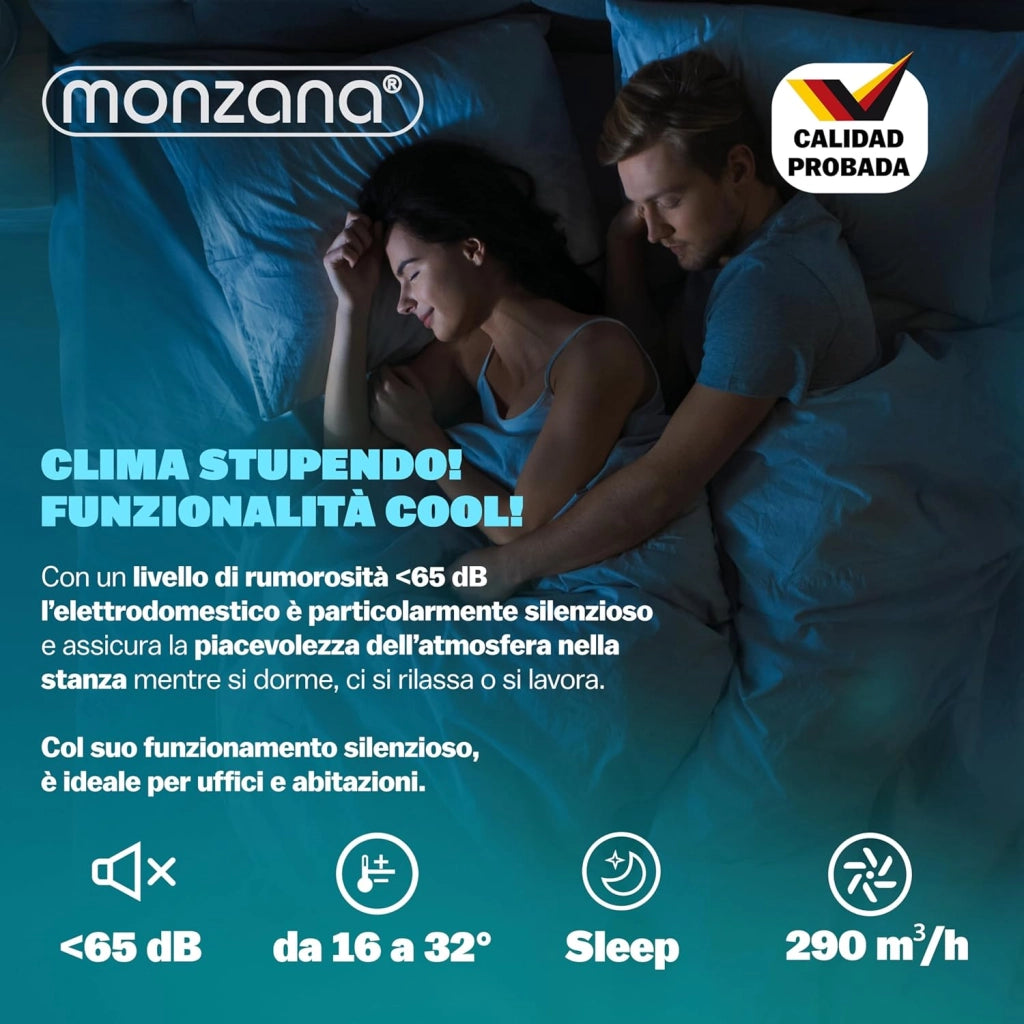 ® Condizionatore d'Aria Mobile 7000BTU 3in1 750W Timer Telecomando Deumidificatore Climatizzatore Raffreddatore