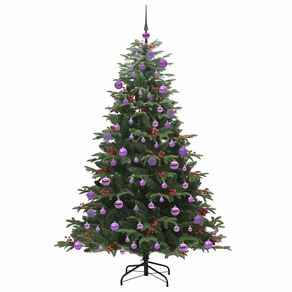 Albero di Natale artificiale con 300 LED Verde 180 cm 3395556