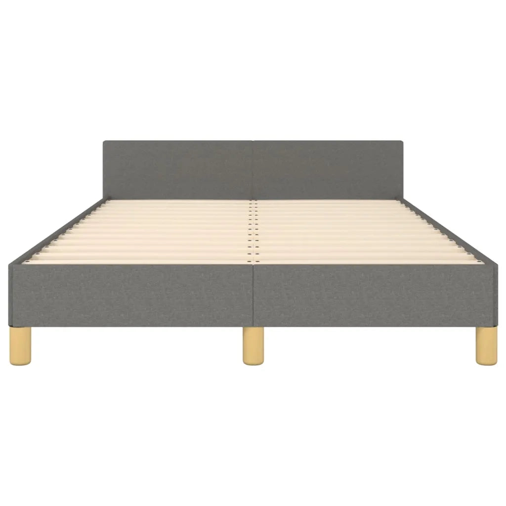 Giroletto senza Materasso Grigio Scuro 120x200 cm Tessuto