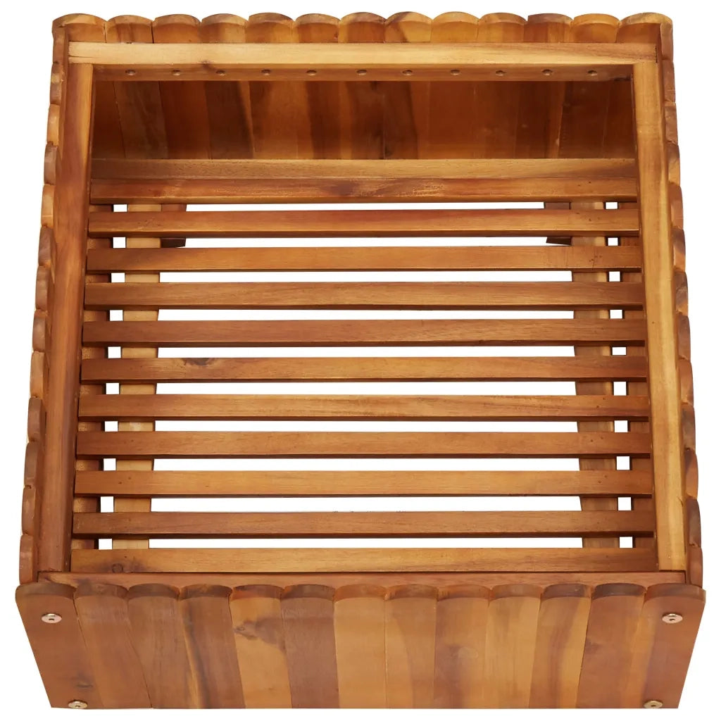 Letto Rialzato da Giardino 50x50x25 cm Legno Massello di Acacia 45921