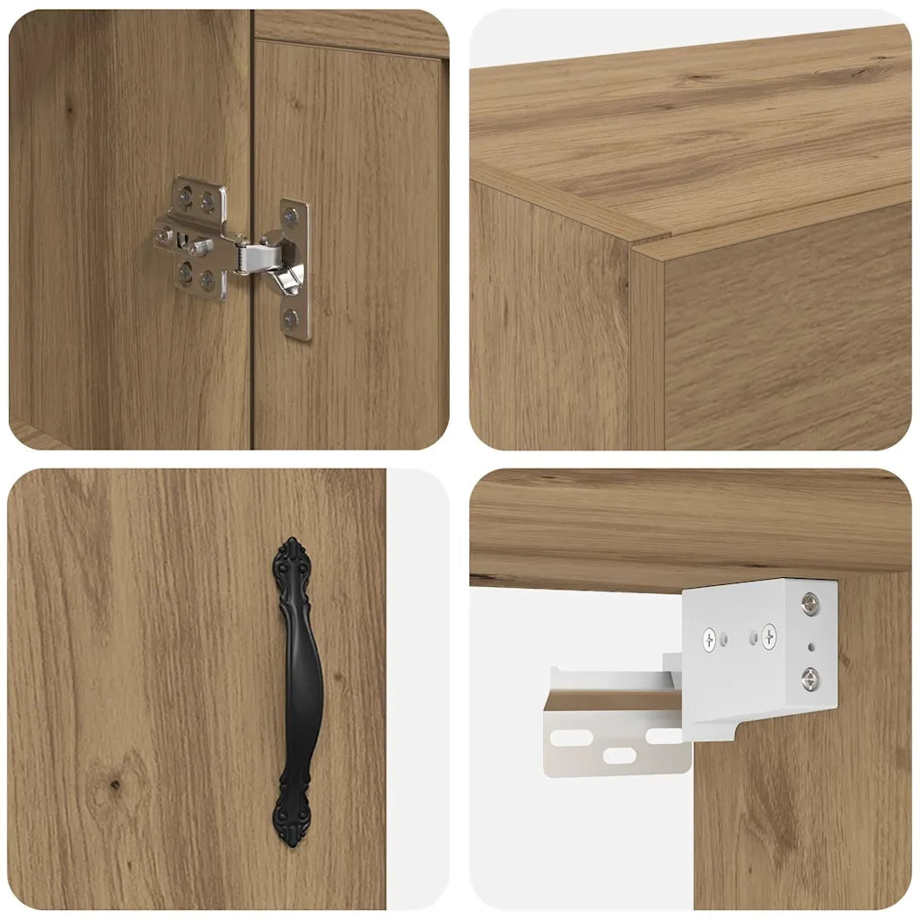 Pensile Rovere artigianale 69,5 x 34 x 90 cm Legno multistrato 882428