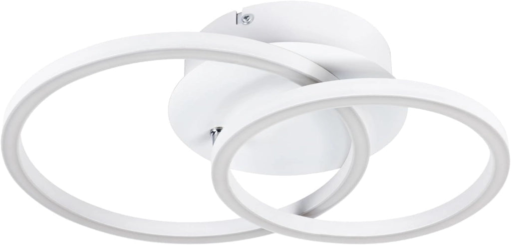 ZMH Lampada da soffitto plafoniera LED rotonda moderna 24W 3000K per soggiorno corridoio