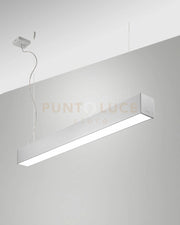 TURNER SOSPENSIONE ALLUMINIO 29W 4000K 3570LM OPALALE IP40 100CM
