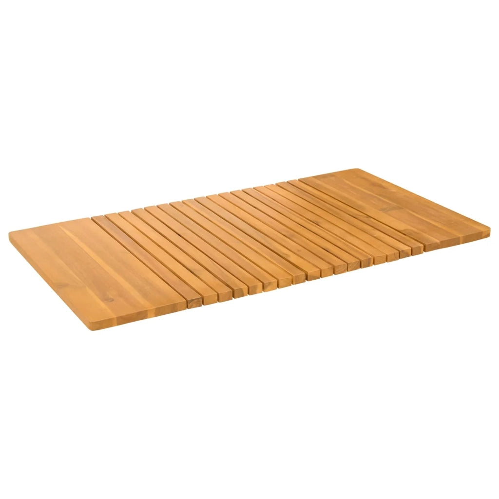 Tappeto da bagno Tinta unita Marrone 100 x 55 cm legno