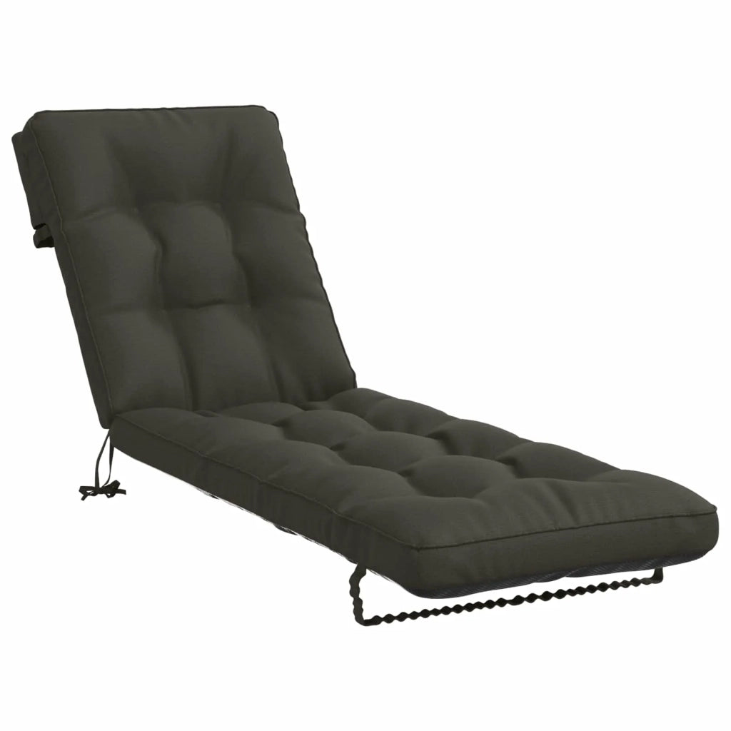Cuscino per Lettino VIANEN 100% Poliestere Antracite 953851