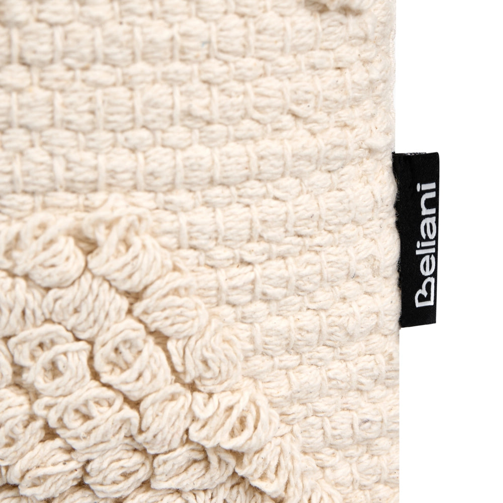 Set di 2 cuscini decorativi in cotone bianco sporco 45 x 45 cm Motivo geometrico a rombi Boho Design Cuscini
