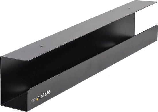 Organizzatore di Cavi da Tavolo per Scrivanie da Ufficio con Alloggiamento per Strisce di Alimentazione - Organizzatore di Cavi e Fili per Computer - 23-12"L x 4-12"D - UDCMTRAY