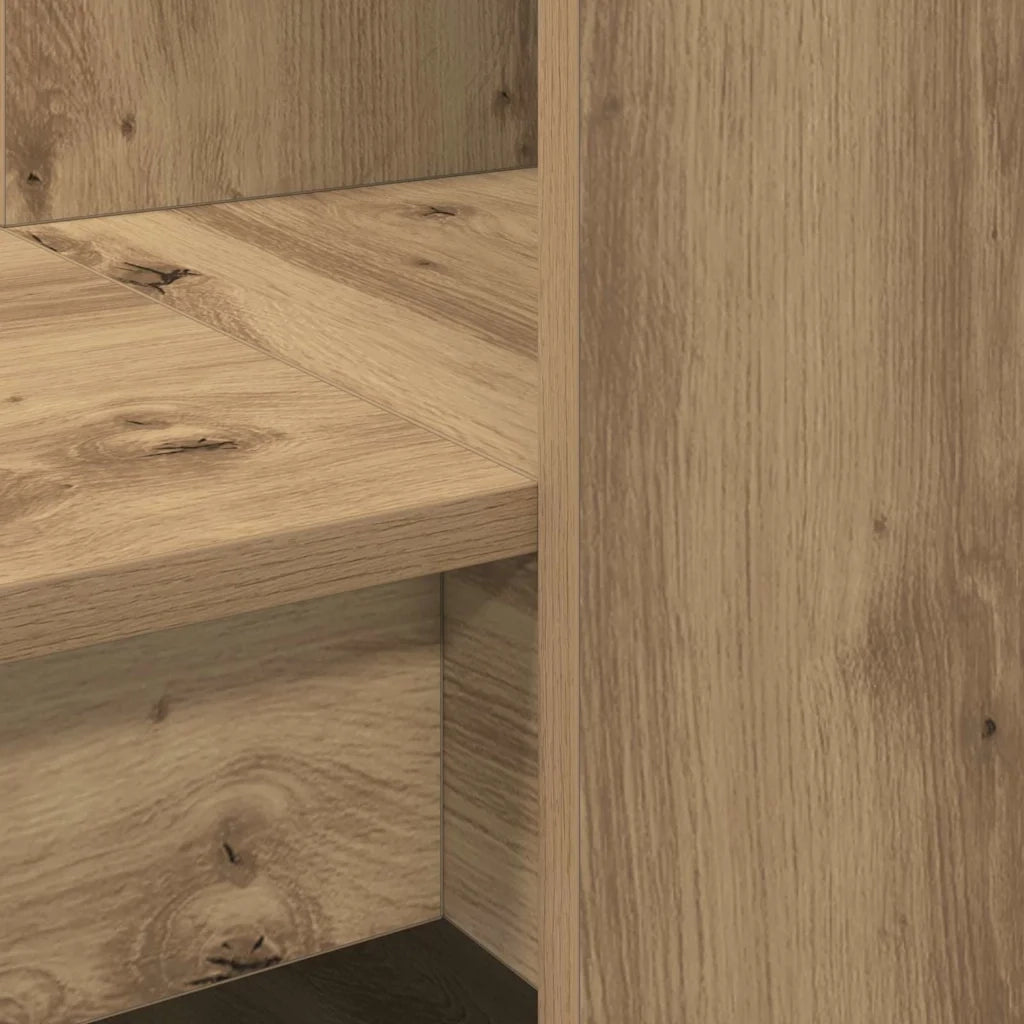 Scrivania con lo scaffale Rovere artigianale 122 x 67 x 145 cm 3337264