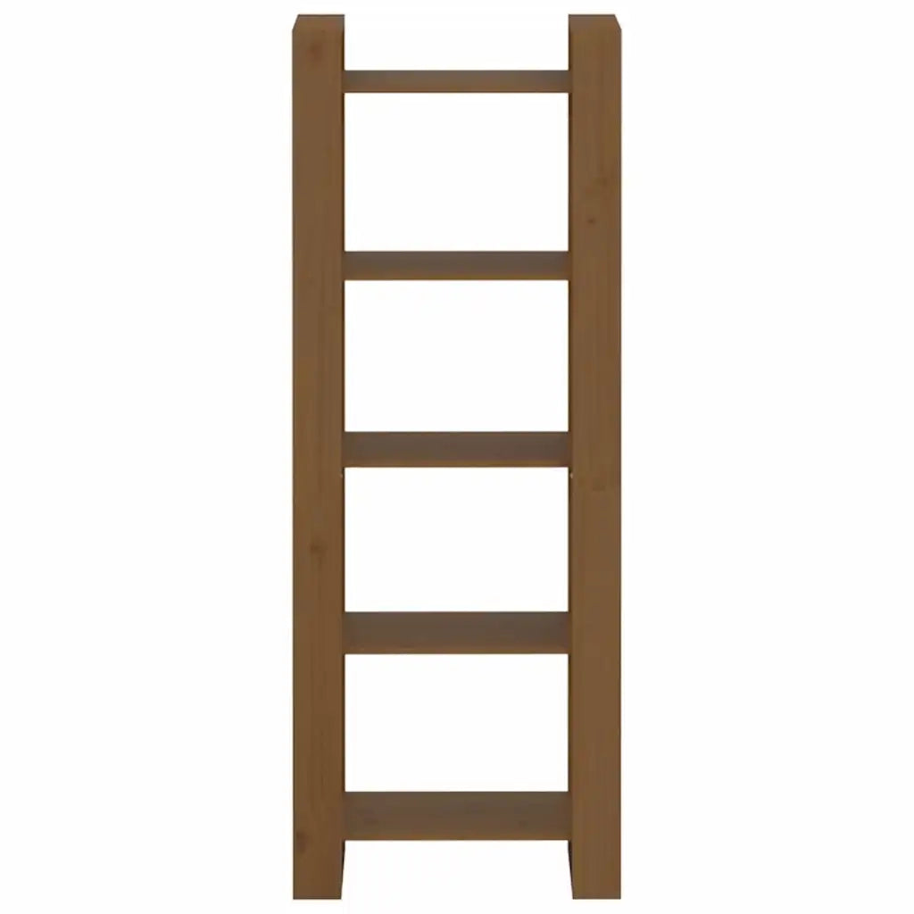 Libreria/Divisorio Marrone ambra 60x35x160 cm Legno Massello 813892