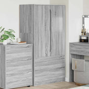 Mobile da Bagno con cassetto Grigio Sonoma 79,5 x 49 x 156 cm