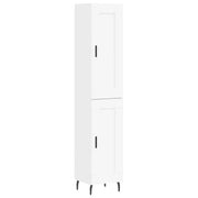 Buffet credenza cassettiera mobiletto mobile contenitore organizer cucina soggiorno salotto alto 34,5 x 34 x 180 cm legno ingegnerizzato bianco 02_0032389