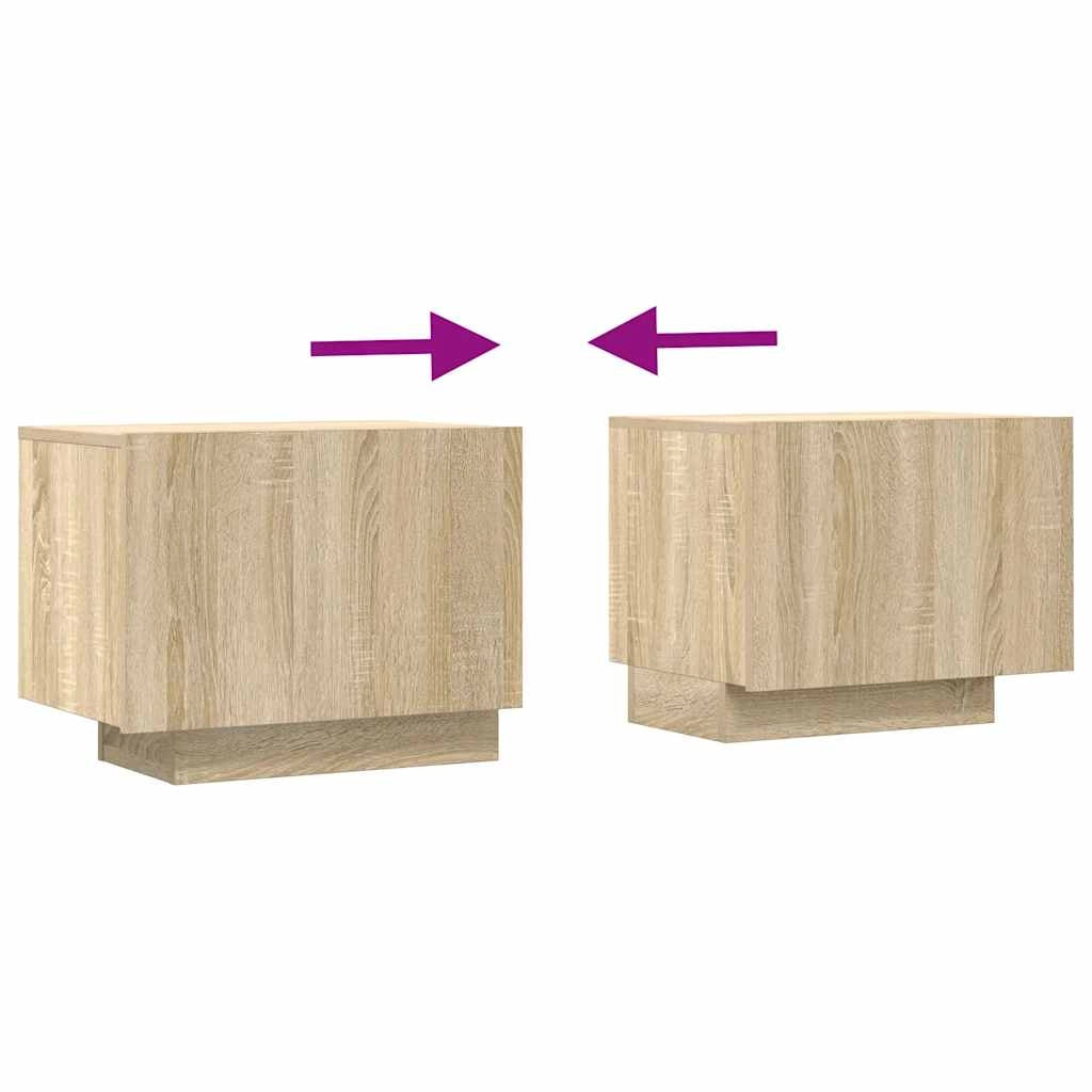 Mobile TV multimediale mensola TV credenza TV sala da pranzo soggiorno camera da letto rovere Sonoma 100 x 35 x 40 cm legno ingegnerizzato marrone 02_0027415