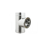 RACCORDO DOPPIA PARETE A T 90  °  EE ? 80/130 mm