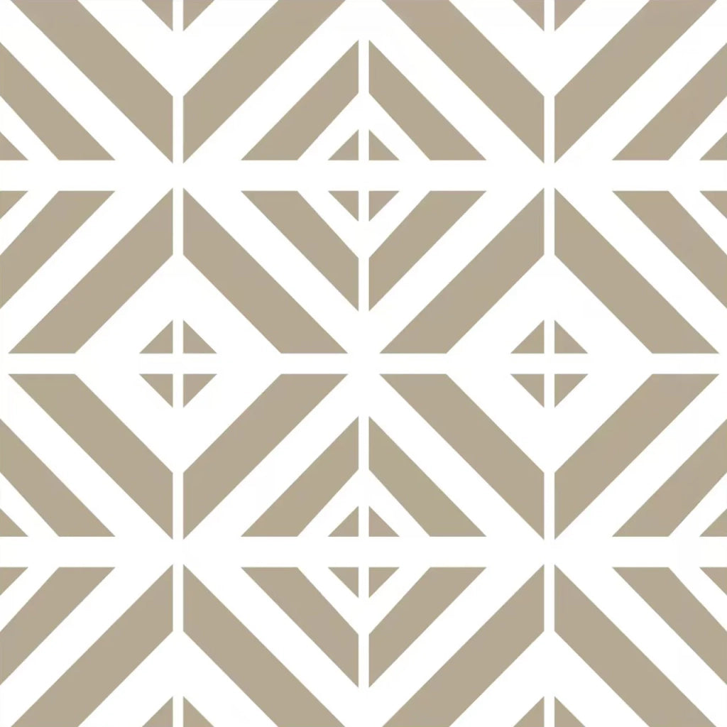 Piastrelle Autoadesive PVC Divina Home Effetto Maiolica Creta, Set 22 Pz per 2 mq, Spessore 0,15 cm, 30,4x30,4 cm - Stile Decorativo e Versatile