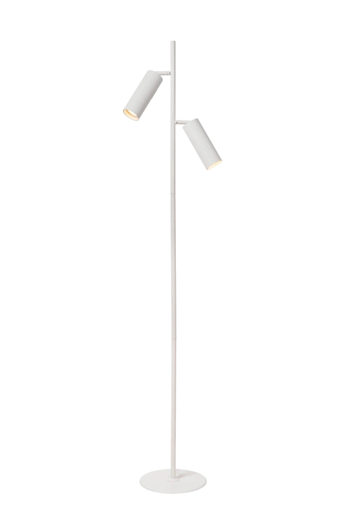 Lampada da terra CLUBS bianca 2xGU10 Lucide
