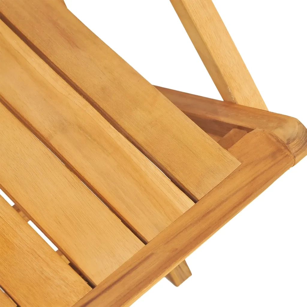 Set da Pranzo per Giardino 5 pz in Legno Massello di Teak 3155030