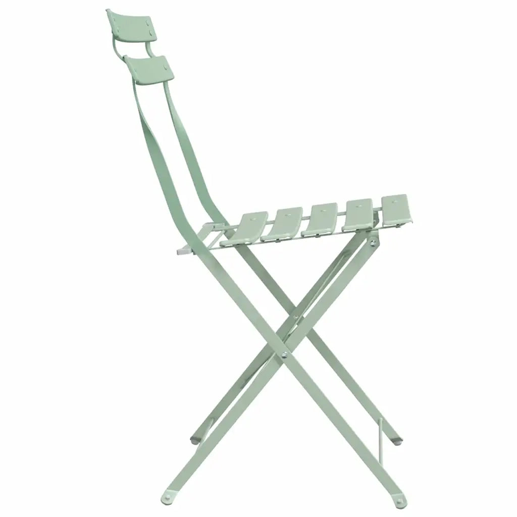 Sedia Pieghevole da Giardino 2 pcs Menta Leggera 42 x 46 x 82cm 42002958