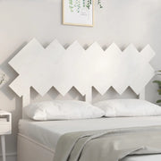 Testiera per Letto-Testata-Testiera Decorativa Bianca 141x3x80,5 cm Legno Massello di Pino