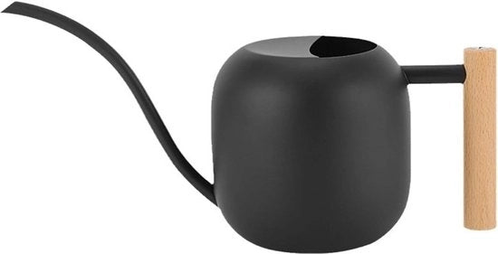 Giocatore in acciaio inossidabile da 12L con maniglia in legno - somministrazione di acqua indoor e outdoor per piante, fiori, erbe e piante grasse