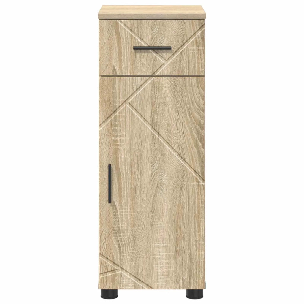 Mobile da Bagno con cassetto Rovere Sonoma 30 x 35 x 80 cm 883326
