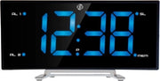 Radio Alarmando con Rete - Radio a Orologio - Radio da Parete - Radio con Orologio e Rete - Radio DAB - Radio con Funzione di Allarme e Rete DAB