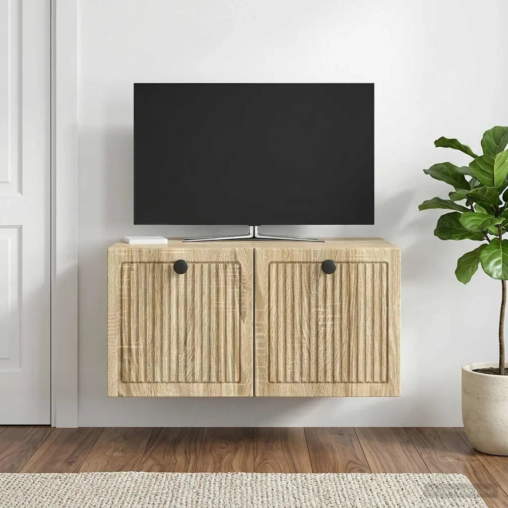 Mobile Porta TV da Muro Rovere Sonoma 59,5 x 41 x 30 cm 897997