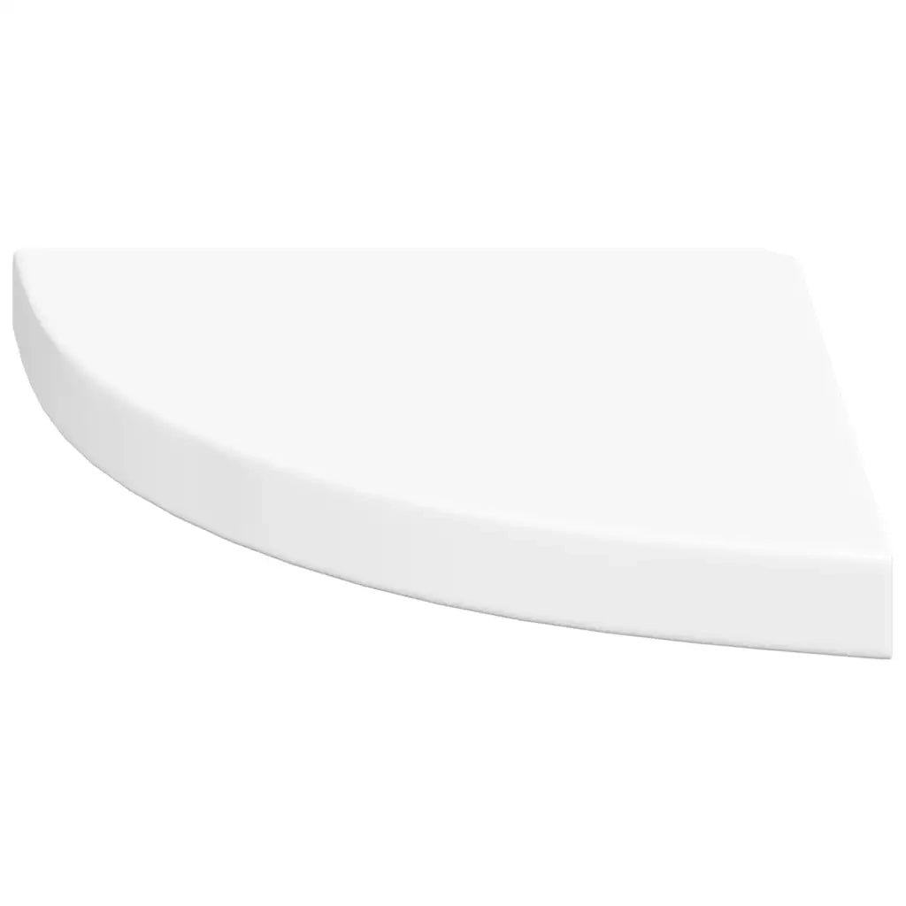 323909 Floating Corner Shelves 4 pcs High Gloss White 35x35x3,8 cm MDF cod mxl 33127