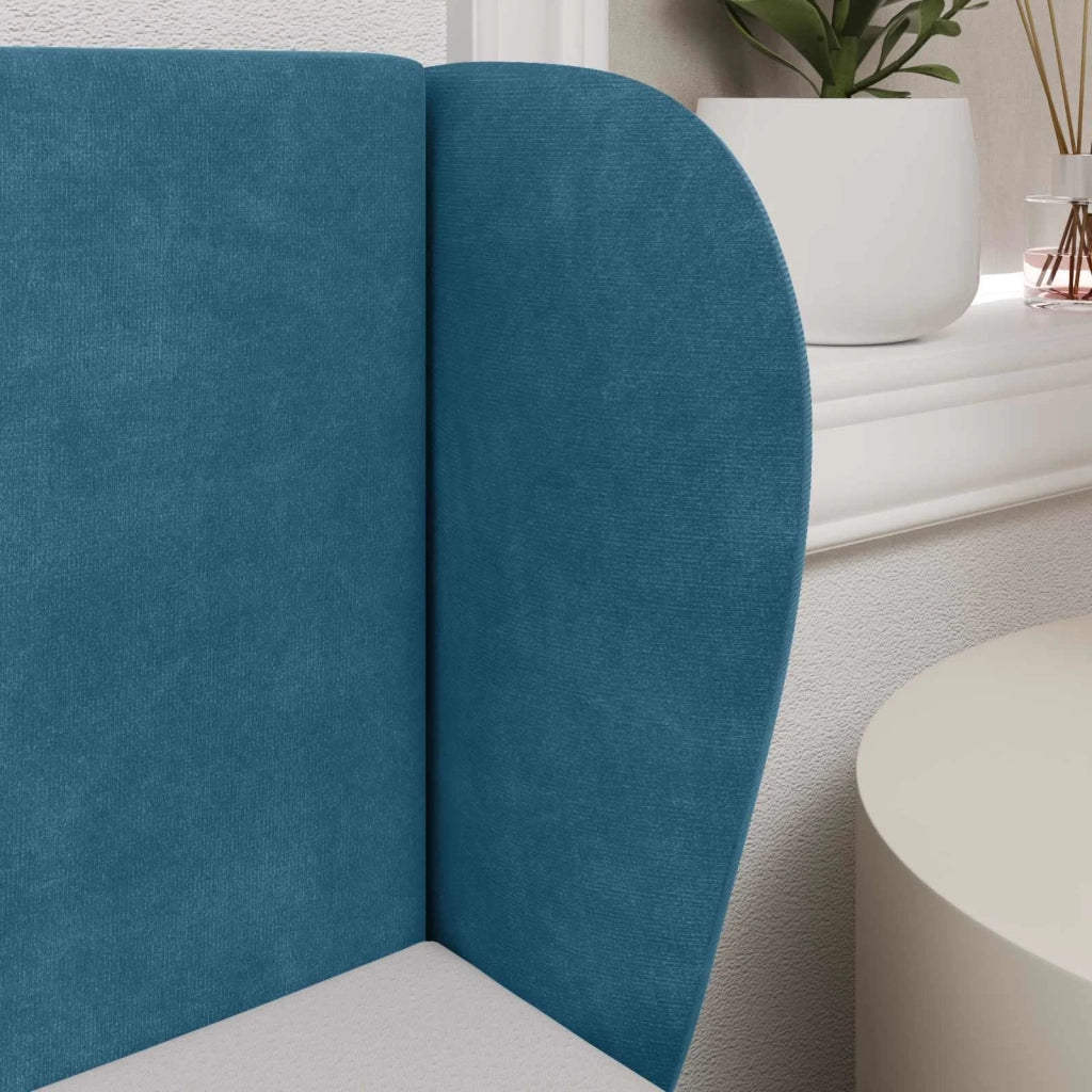 Orecchia della Testata Blu 40 x 23 x 6 cm Velluto CFW8289116