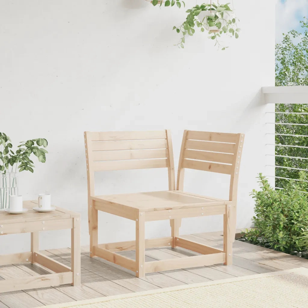 Divano Angolare da Giardino-Sofa da Giardino-Divanetto da esterno 73x73x78 cm Legno Massello di Pino