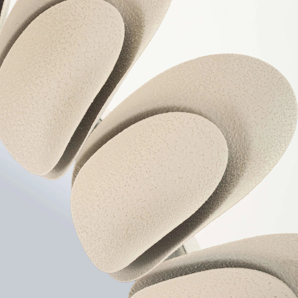 Dagatiza, Specchio Cornice Effetto Pietra, 85x6h cm Beige
