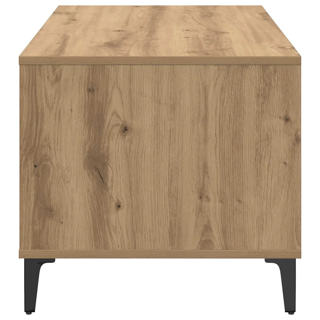 Tavolino da salotto Rovere artigianale 90 x 49 x 45 cm