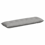 Cuscino per Schiena | Cuscino dorsale Grigio Nuvola 160 x 19 x 50 cm Tessuto