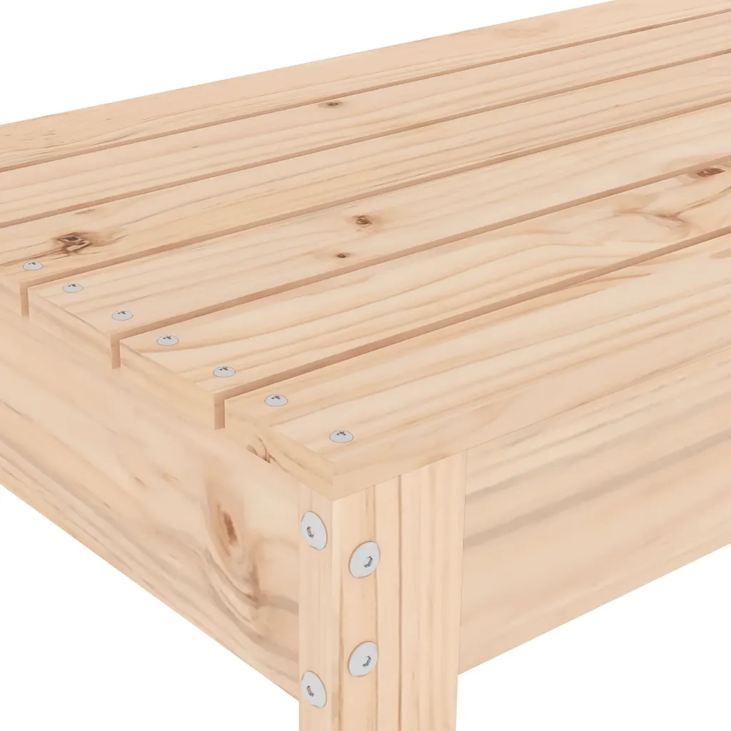 Panchina da Giardino | Panca da Giardino 80x38x45 cm in Legno Massello di Pino