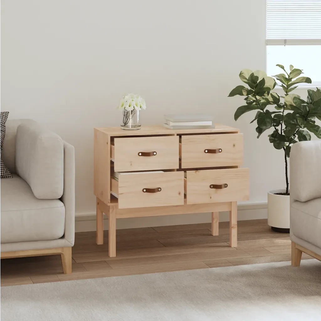 Mobile Consolle 90x40x78 cm in Legno Massello di Pino 821739