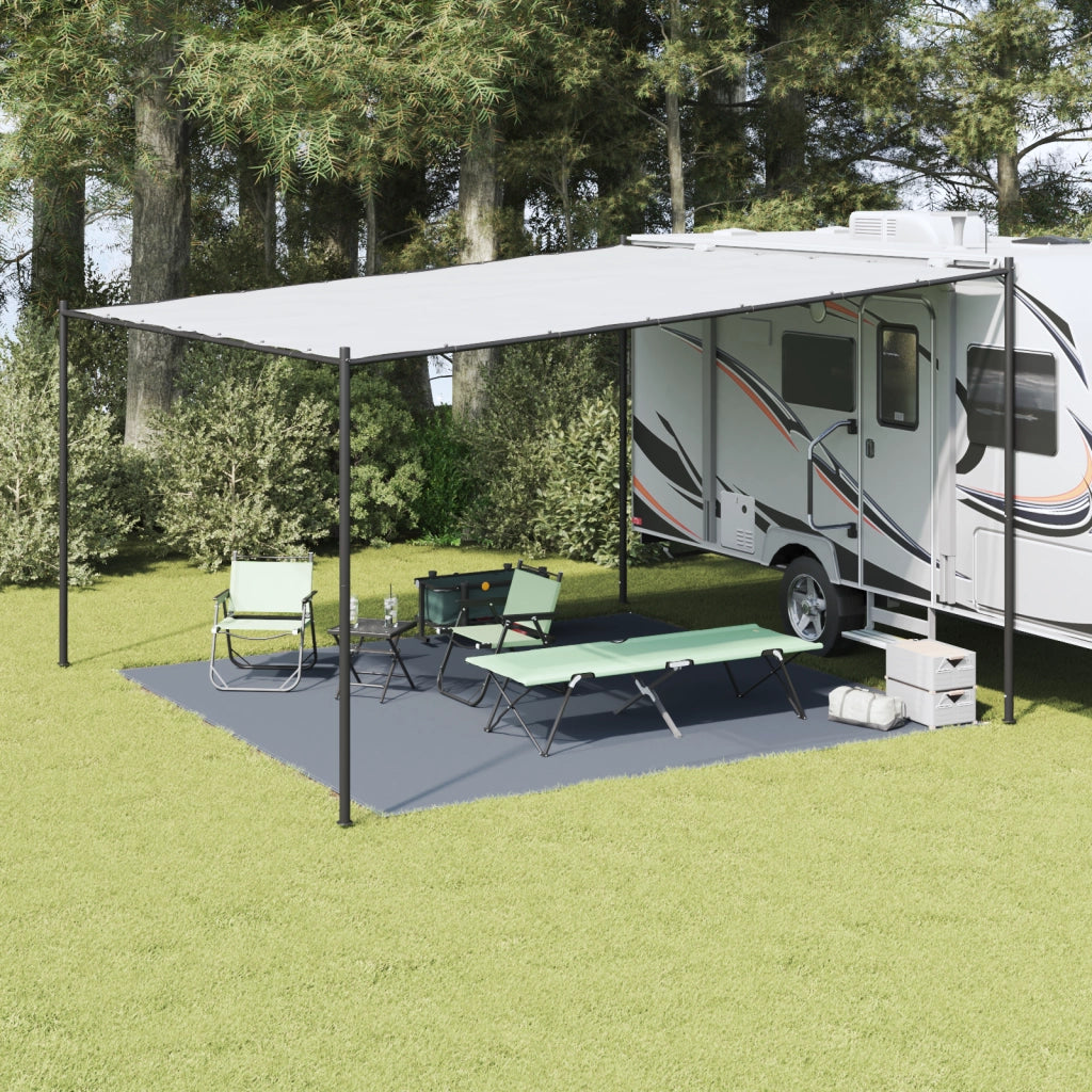 Accessorio per tende Blu-grigio Poliestere 400 x 400 cm