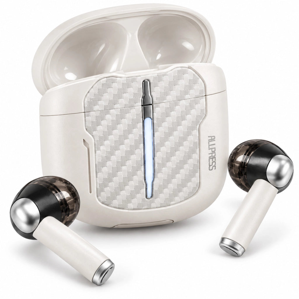 AURICOLARI SENZA FILI HI-FI STEREO 6D CUSTODIA RICARICA USB TWS SPORT AS-08596