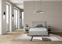 Letto 1 Piazza e Mezzo 120x190 cm con Rete Adele Aragona 1 Bianco