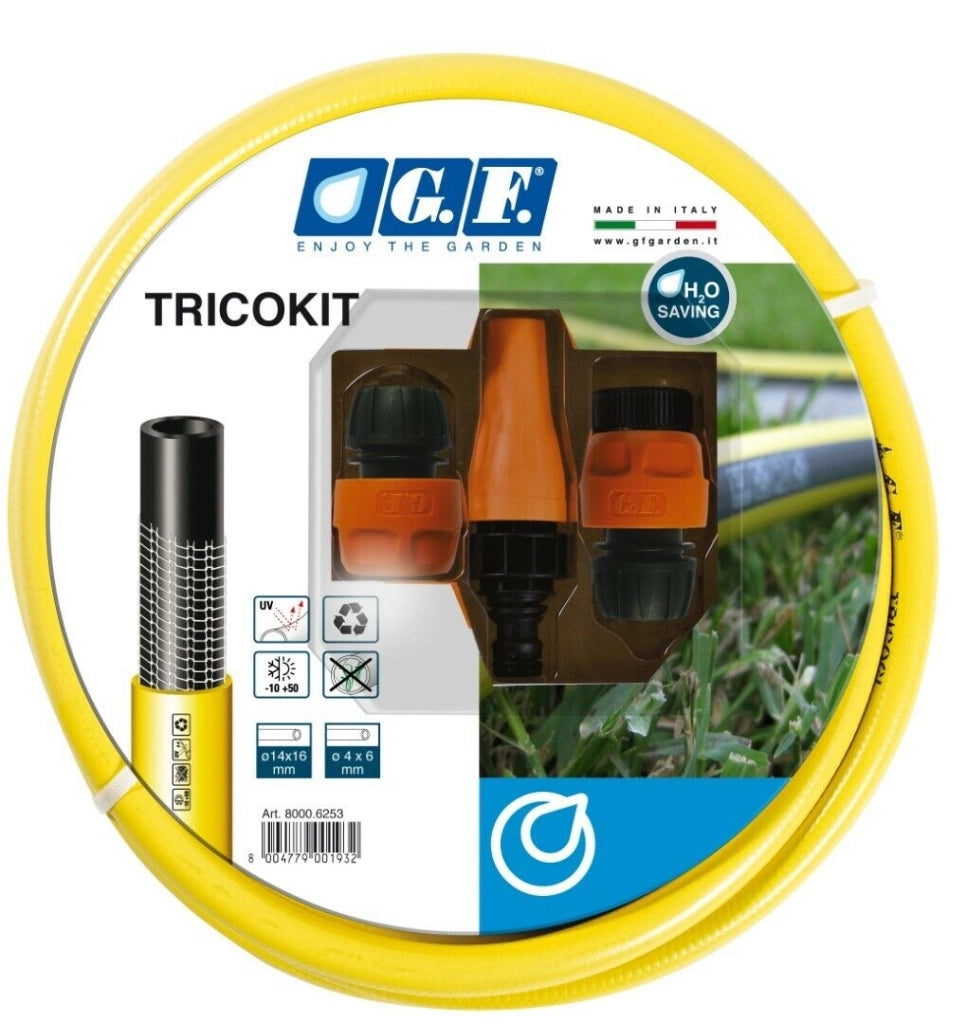 Tubo Tricogi+Raccordi Diametro Int.12,5 Mm(1/2) 25 M - G.F.