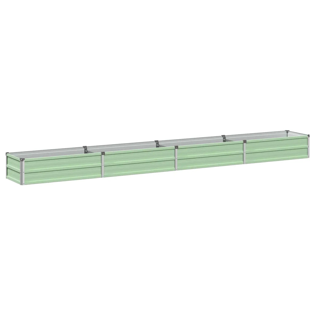 Letto rialzato da giardino Verde Pastello 320 x 40 x 24 cm 8006349