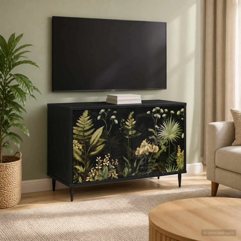 Mobile TV RHENEN 69 x 33 x 50,5 cm Rovere Nero 8007009