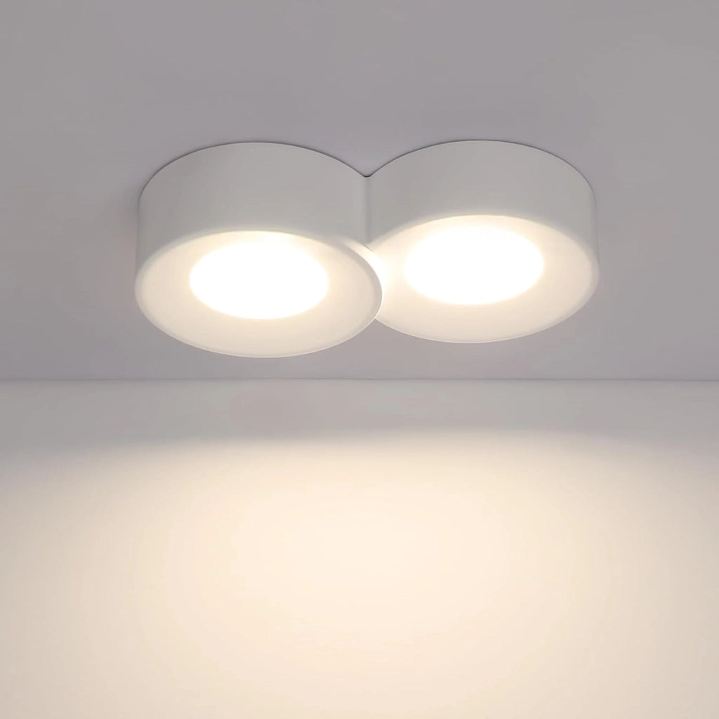 ZMH Lampada da soffitto faretto GU10 bianco moderno per cucina soggiorno