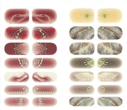 Nagelstickers a caldo, adesivi per unghie dorati autoadesivi, adesivi per unghie autoadesivi, accessori decorativi per unghie UV resistenti