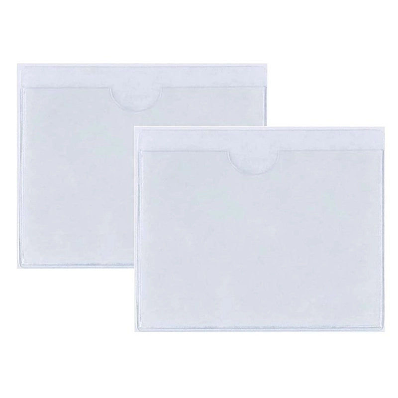 2 Pezzi Portabollo Auto Parabrezza con Adesivo Porta Assicurazione Permesso Parcheggio 11x8 cm