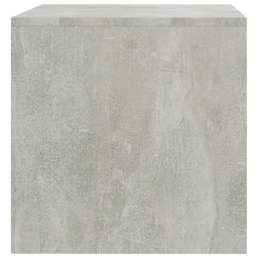 Mobile Porta TV Grigio Cemento 80x40x40 cm in Legno Multistrato 800058