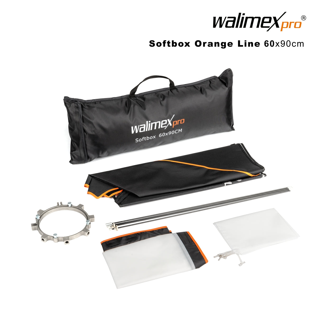 Softbox Orange Line 60x90