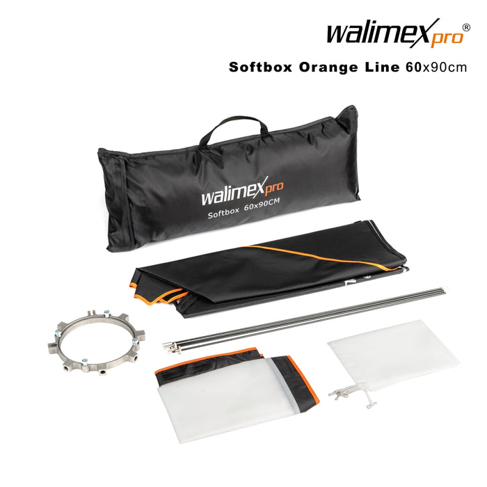 Softbox Orange Line 60x90