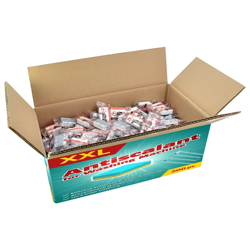 Detergente in Pastiglie Lavatrice 200 pz Anticalcare e Sporco 51652