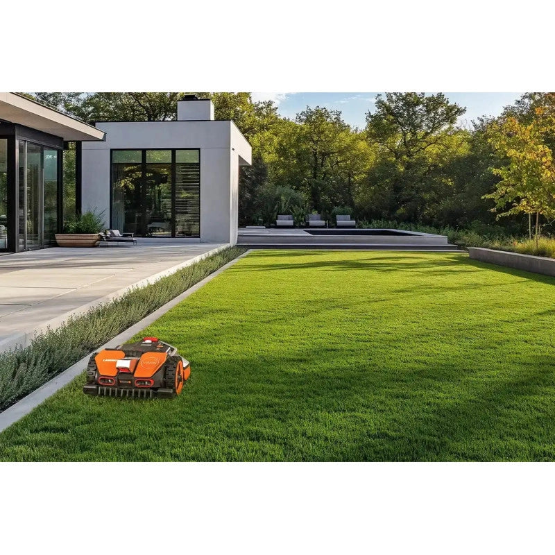 Robot rasaerba automatico WR206E Landroid Vision con videocamera AI per giardini fino a 600 m² - Worx